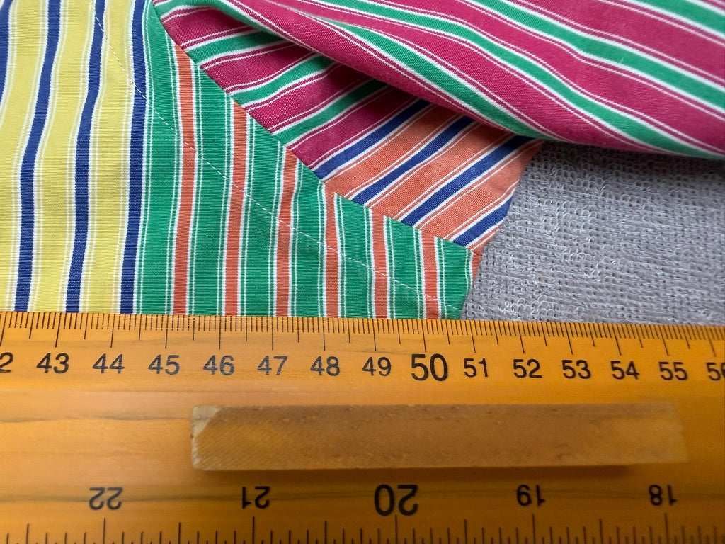 Polo by Ralph Lauren - Blouse - meerkleurig, gestreept, geborduurd borstlogo - M