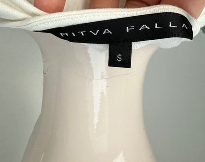 Ritva Falla jurk zwart/wit maat S