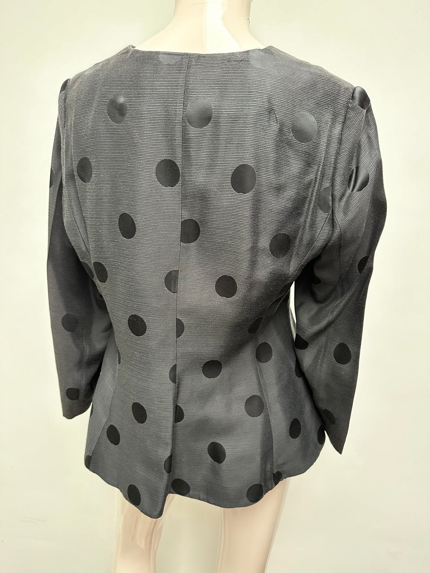 FINK vintage blouse met polkadots maat 42