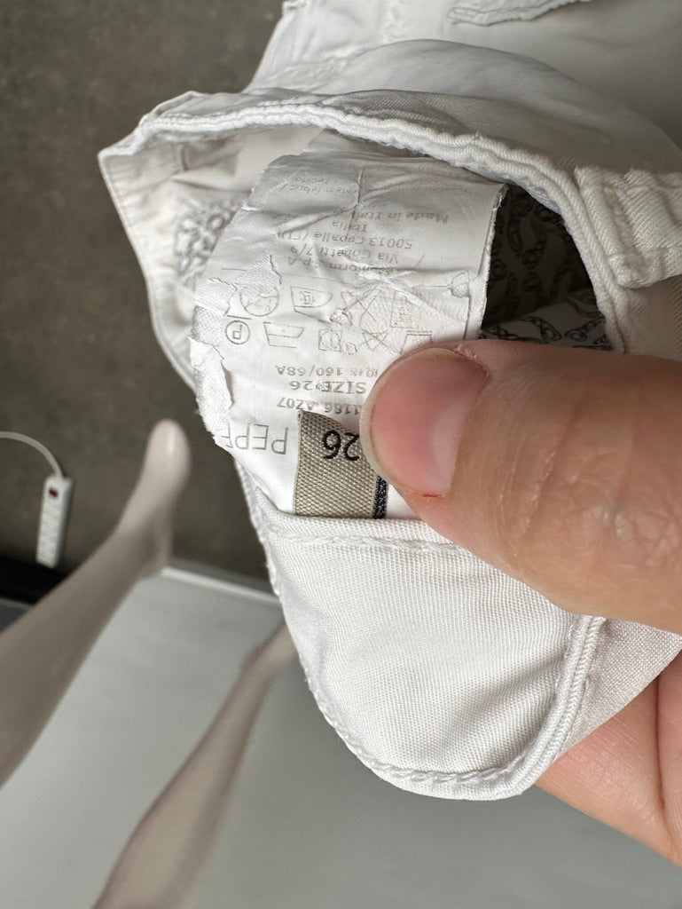 Patrizia Pepe witte skinny broek maat 26