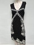 Marc Cain jurk zwart/wit maat L