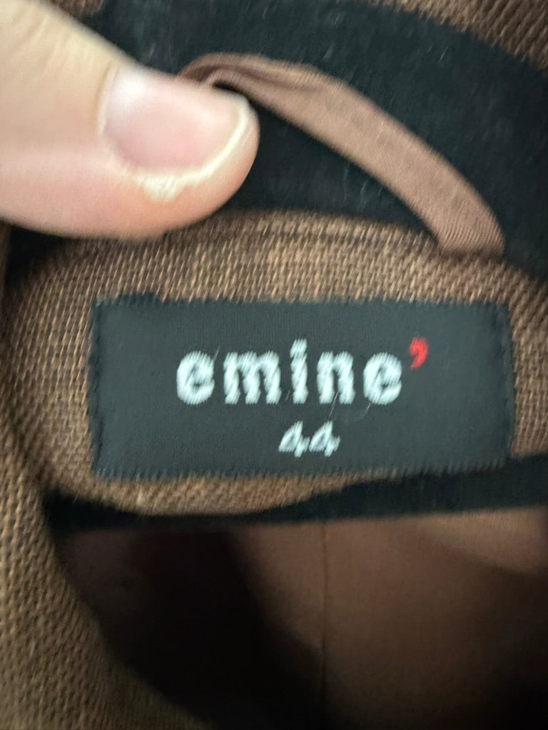 emine’ - Blazer - bruin, verborgen sluiting, opgestikte zakken - XL