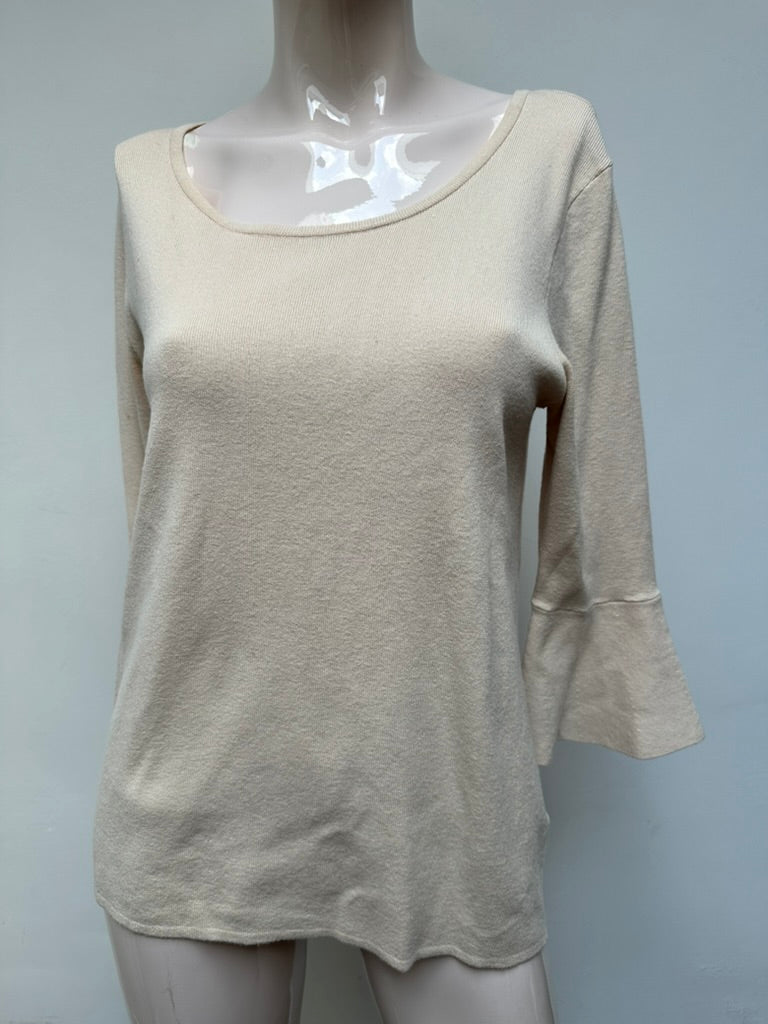 Gigue beige trui met knoopjes maat 40