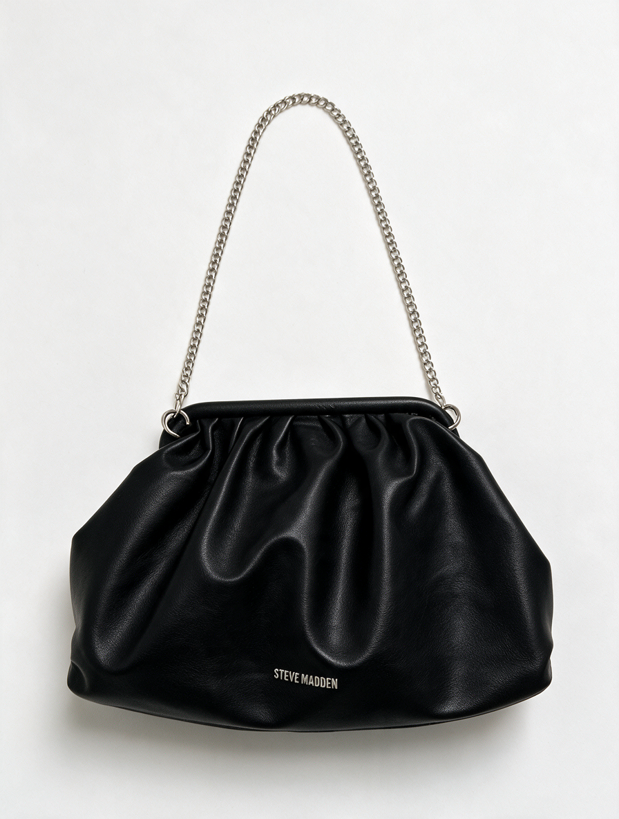 Steve Madden - Tas - zwart, beugelsluiting, schakelketting
