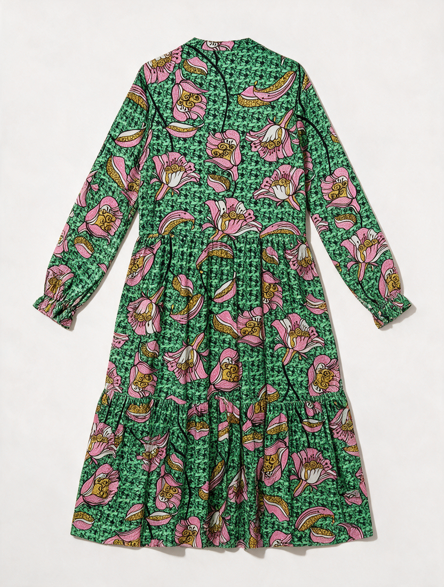 Lollys Laundry - Jurk - bloemenprint, maxi-lengte - S
