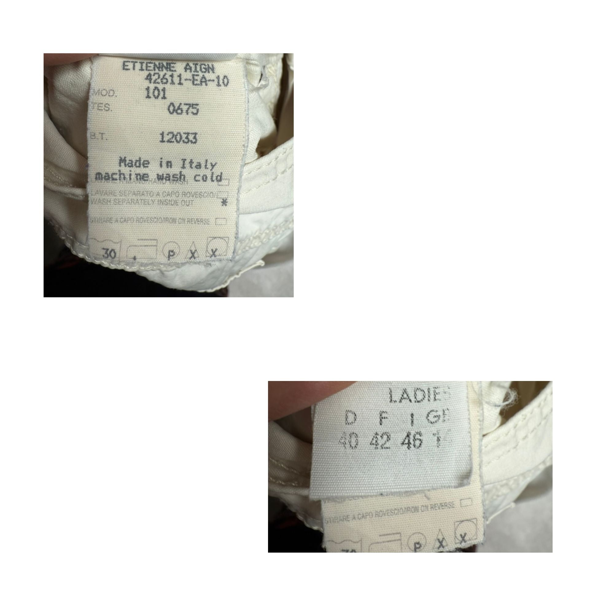 Aigner wijde broek maat 40