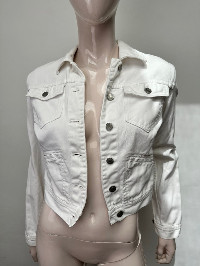 Ralph Lauren Polo wit jeans jasje maat S