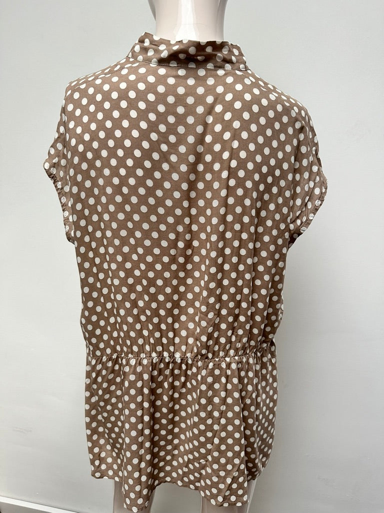 JC Sophie blouse met polkadots maat 42