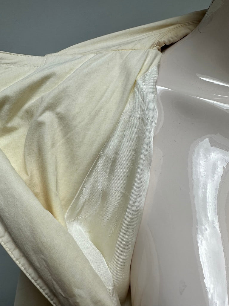 Sportmax crème trenchcoat maat 38