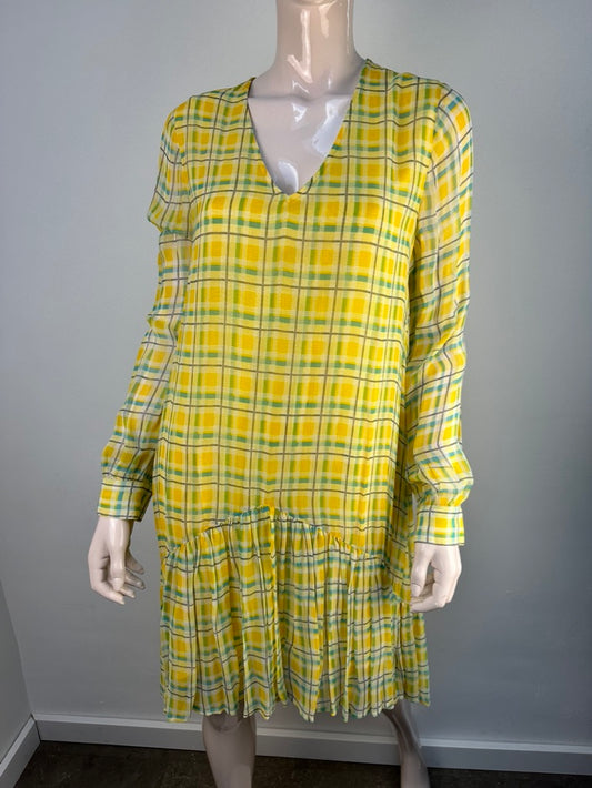 Essentiel Antwerp gele jurk maat 38