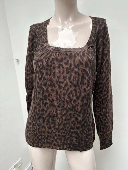 Taifun Longsleeve maat 40 zwart/bruin