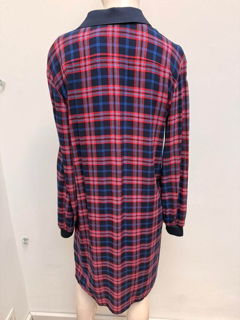 Marc O'Polo Jurk maat 38 Donkerblauw, rood en turquoise