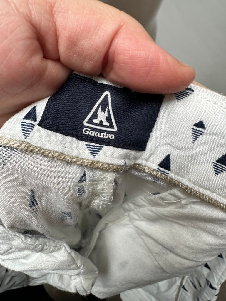 Gaastra witte broek met print maat XS
