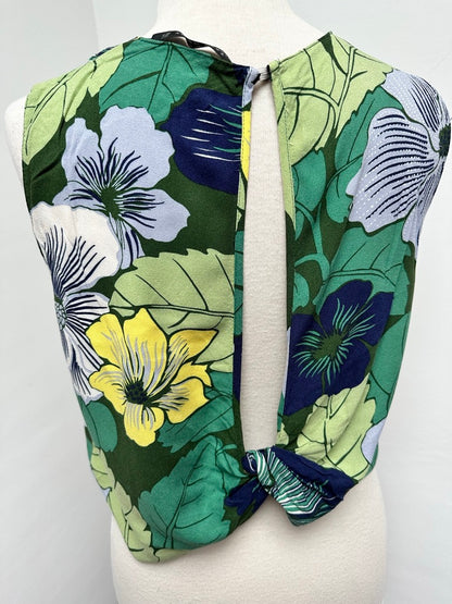 Zara gebloemde top maat M