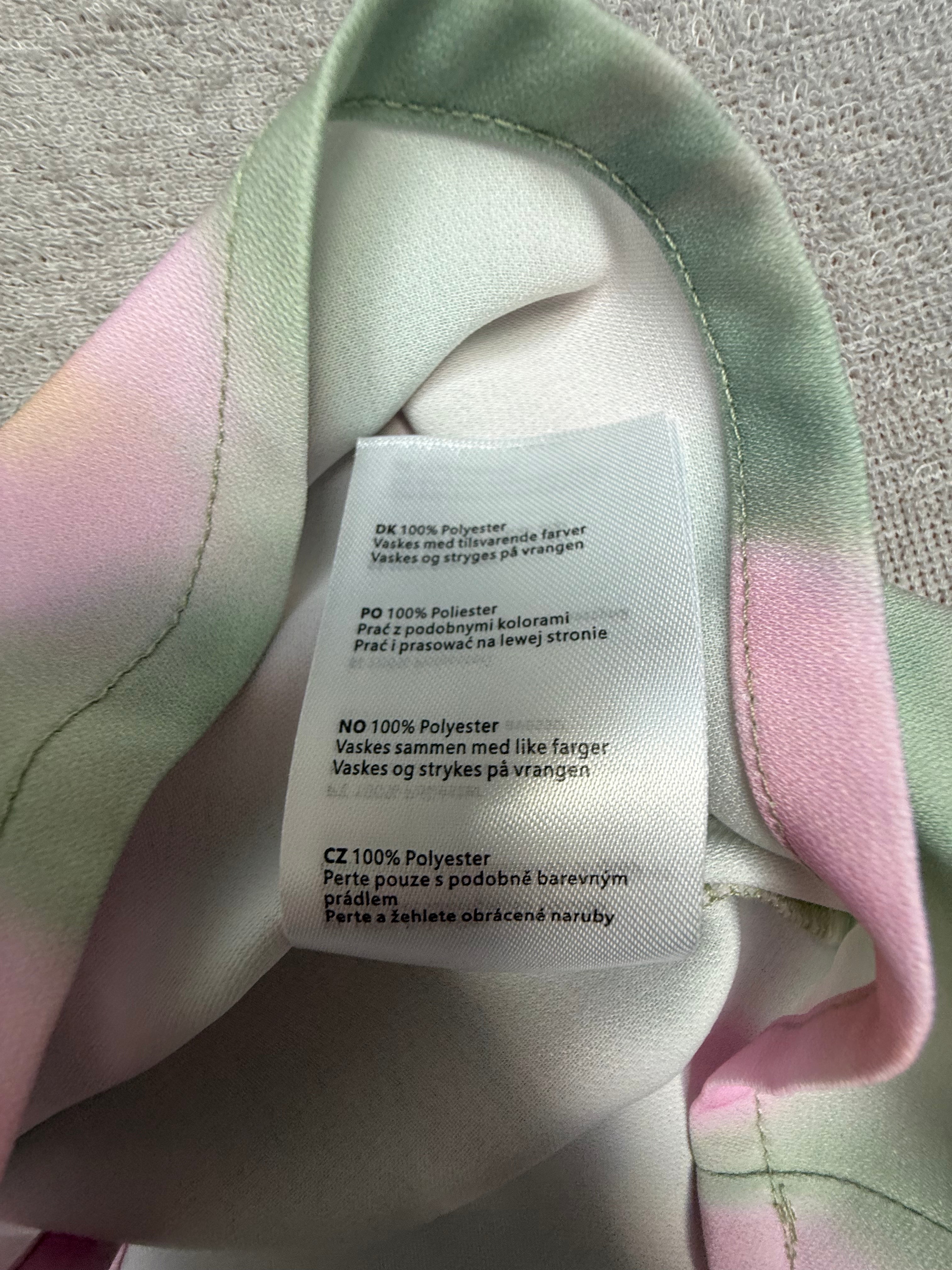 Another Label pastel bloemenrok maat S – mintgroen & roze