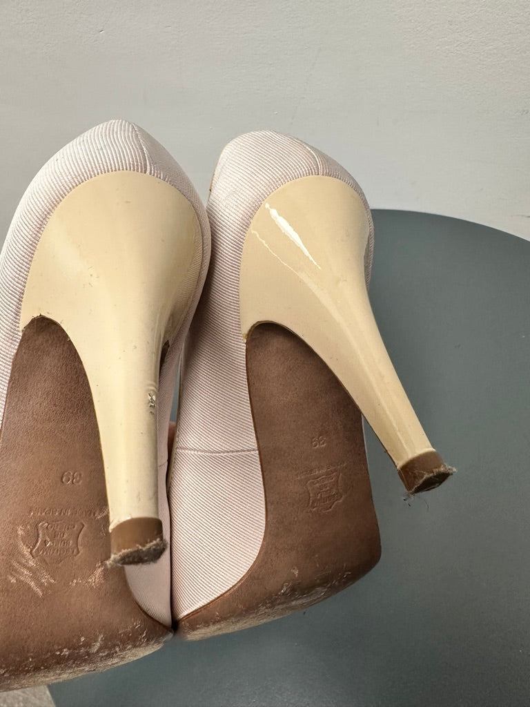 Paule Ka nude pumps met peeptoe maat 39