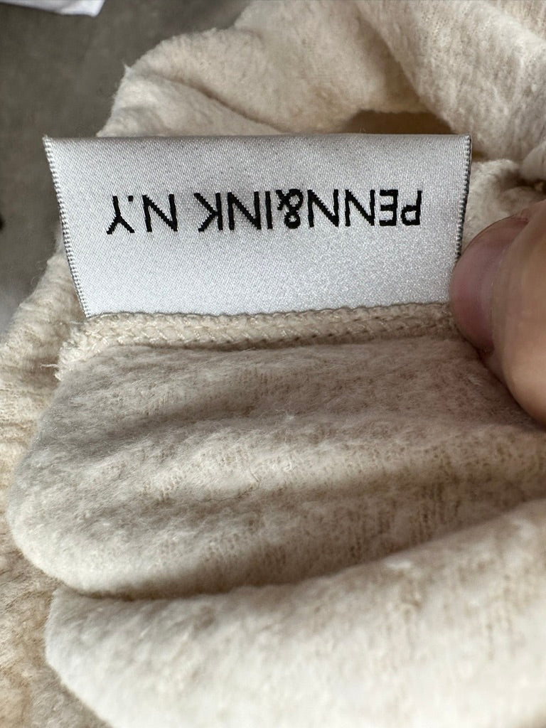PENN& INK NY - Jurk - crème, col, midi-lengte - S