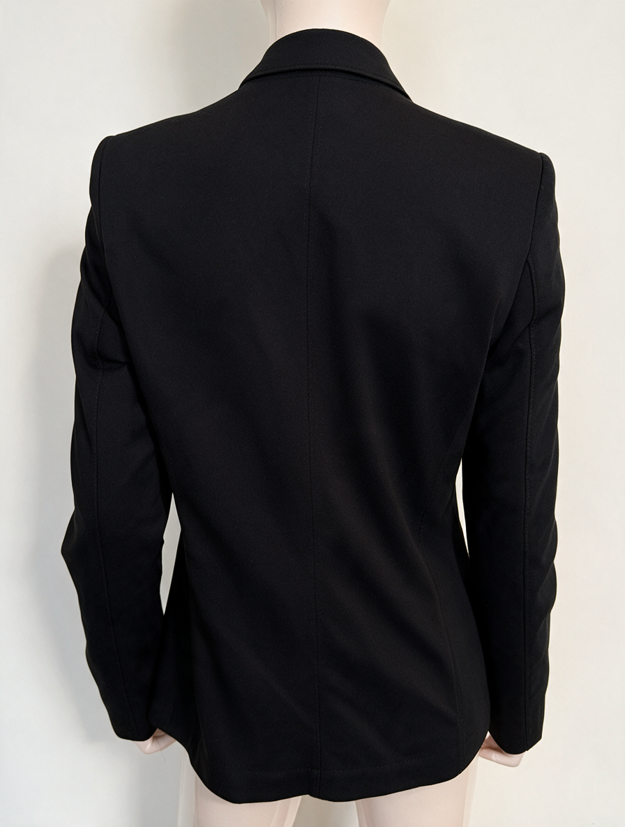 WE - Blazer - zwart, getailleerd, enkele knoopsluiting - L