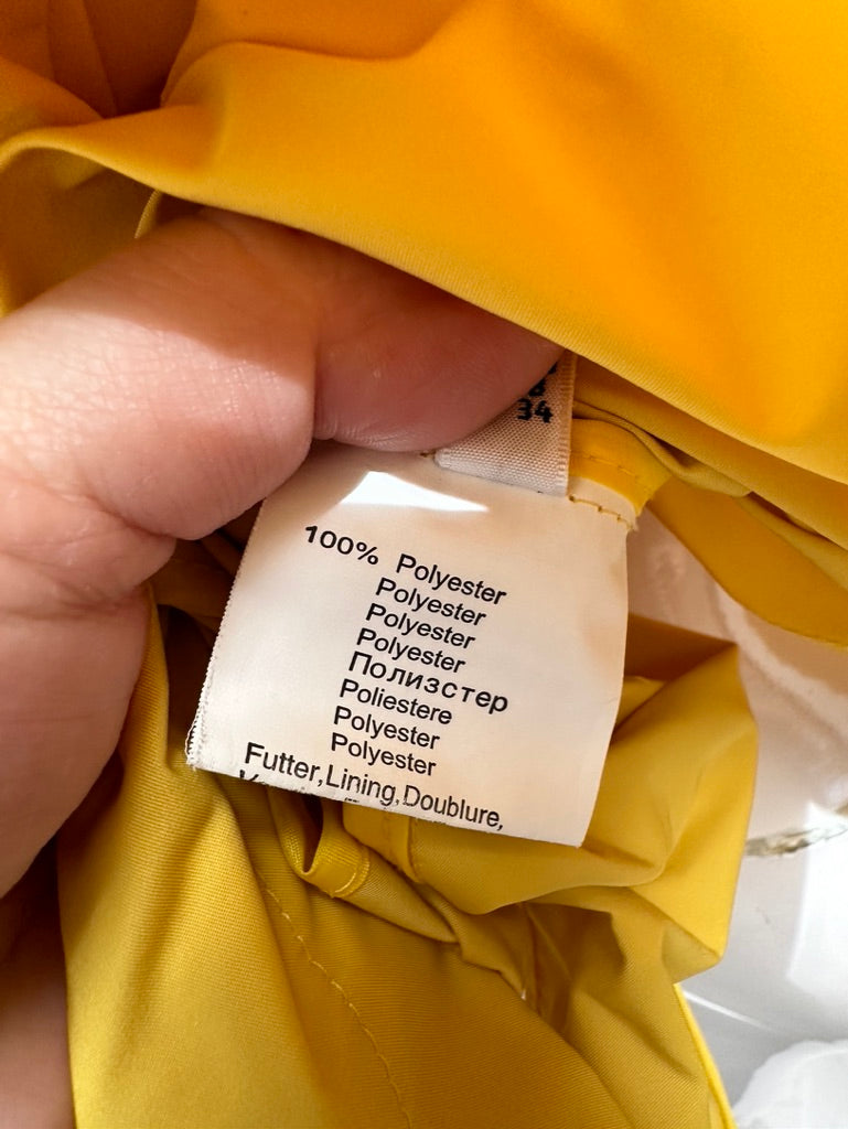 Rofa Fashion gele trenchcoat maat S