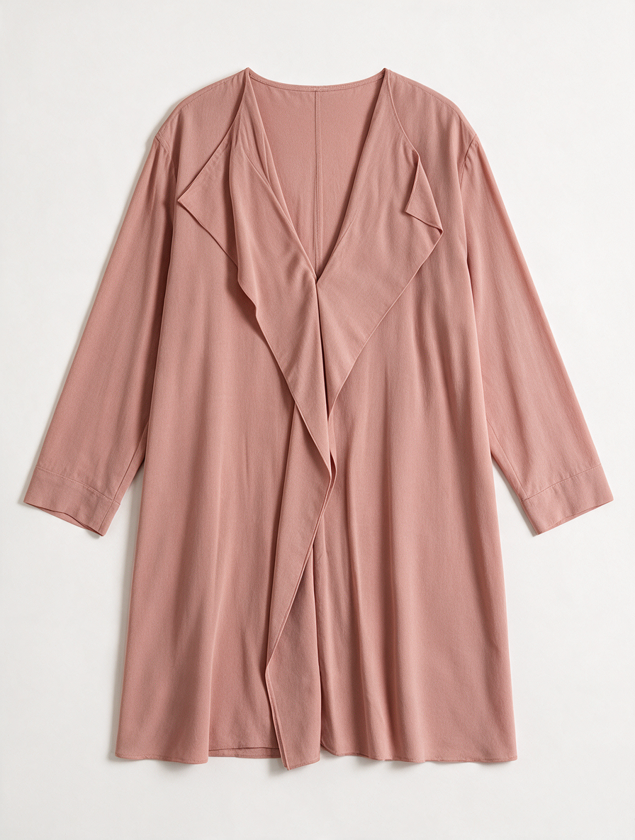 Natan - Blouse - roze, openvallend model, zonder sluiting - XL