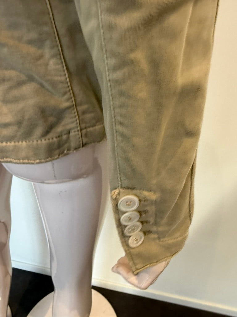 BLONDE No. 8 - Blazer - khaki, tweeknoopsluiting, onafgewerkte naden - L