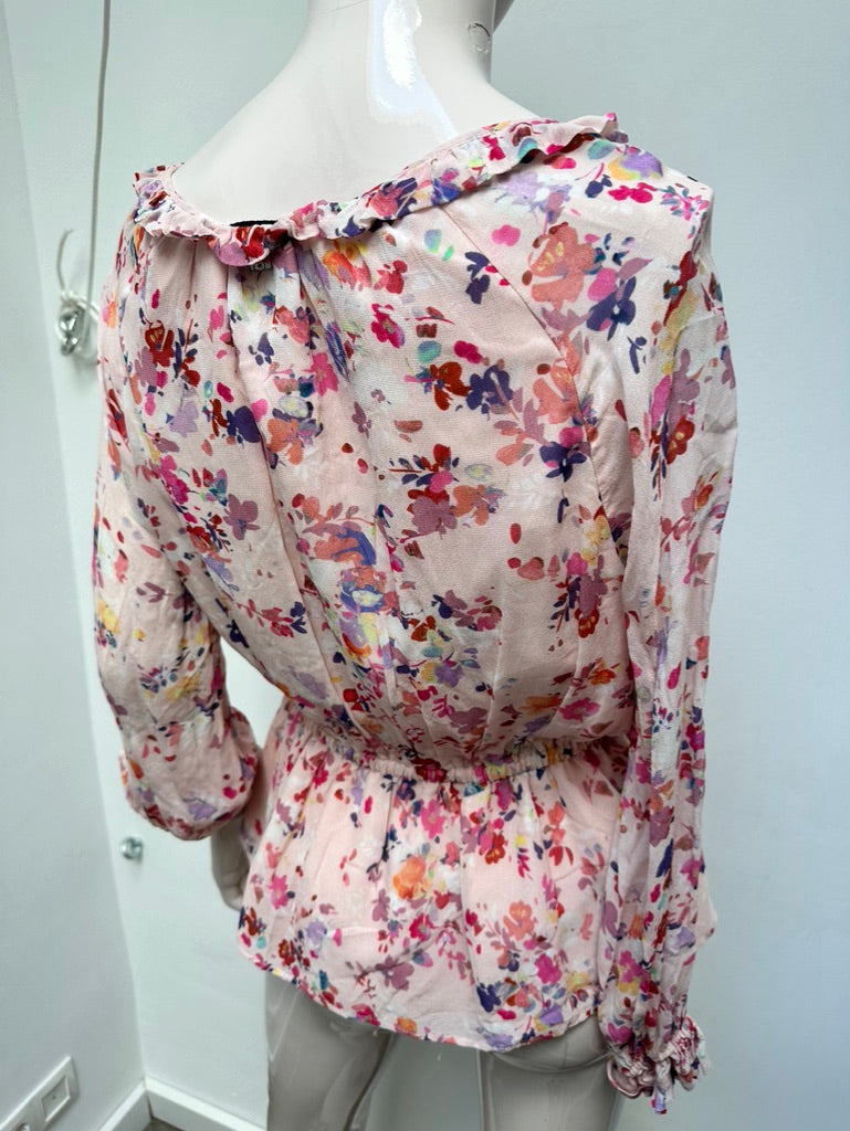 Twinset gebloemde top maat xs