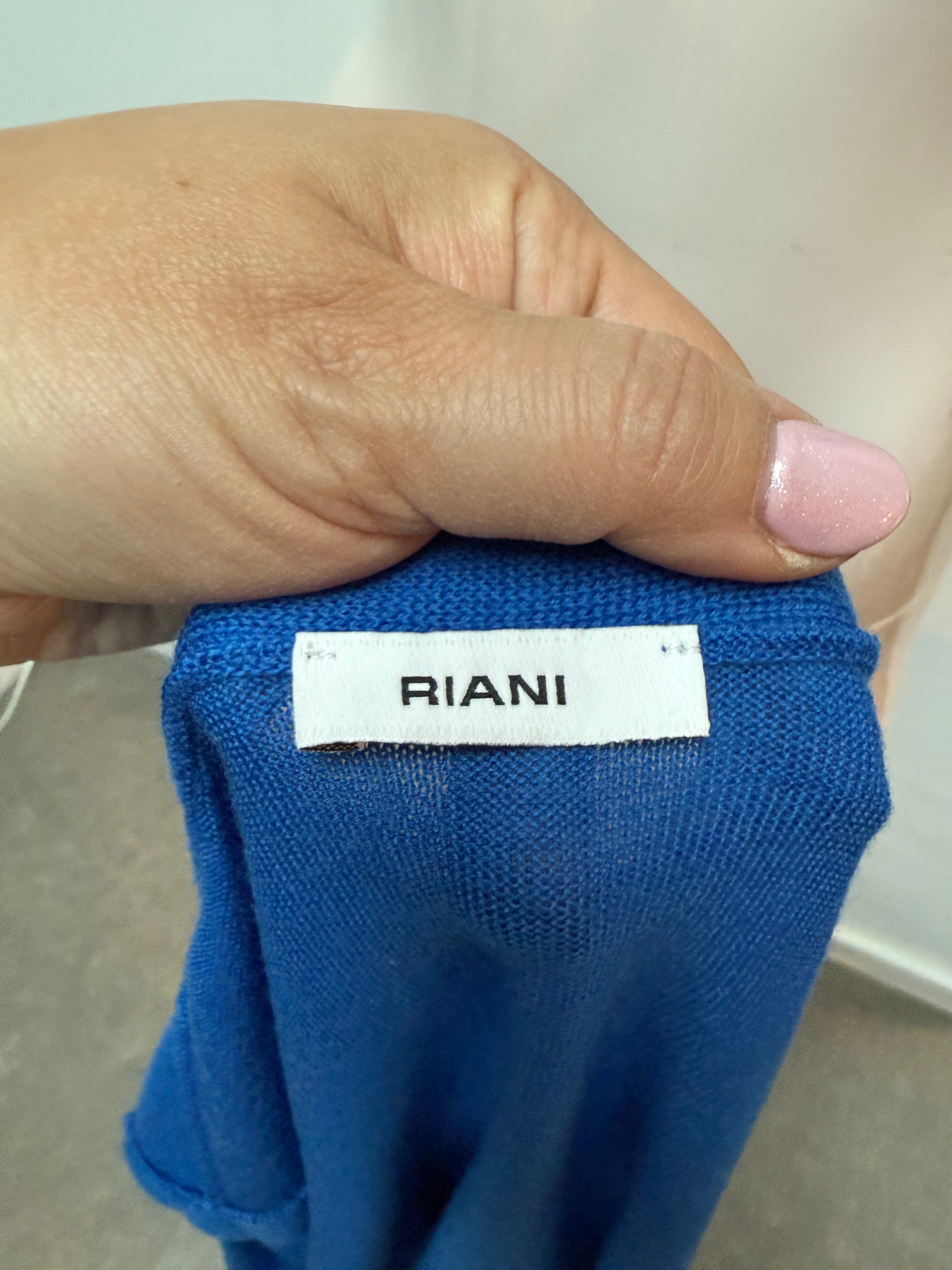 Riani vestje met lange mouw "Paris" blauw maat 36