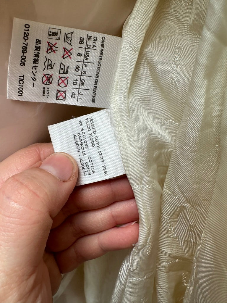 Sportmax crème trenchcoat maat 38