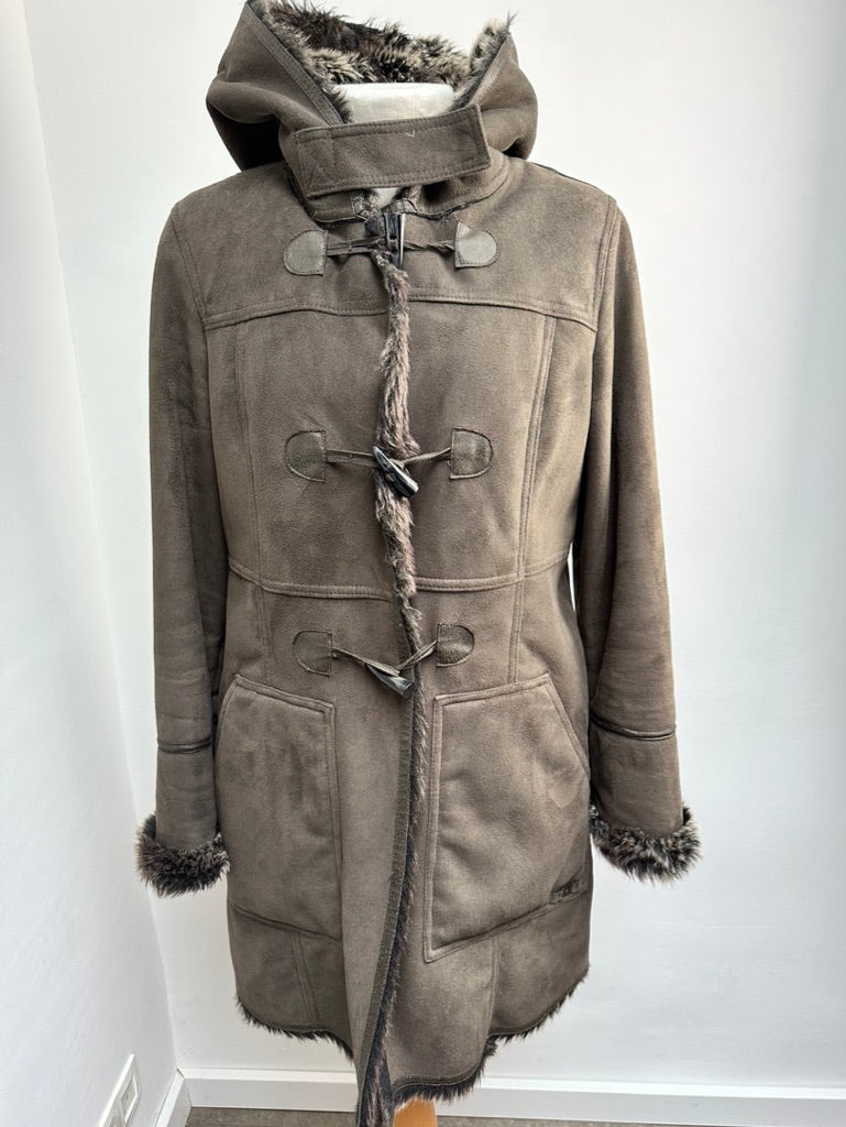 Trussardi Jeans warme jas bruin maat 42