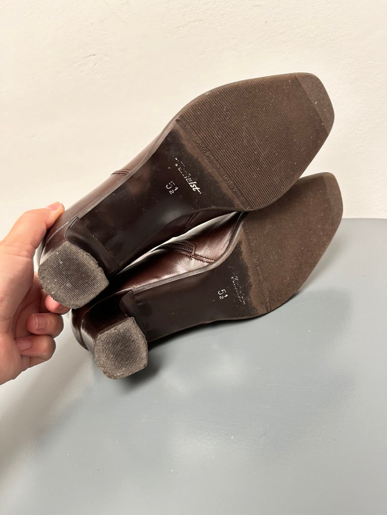 Verhulst enkellaarsjes maat 38,5 bruin