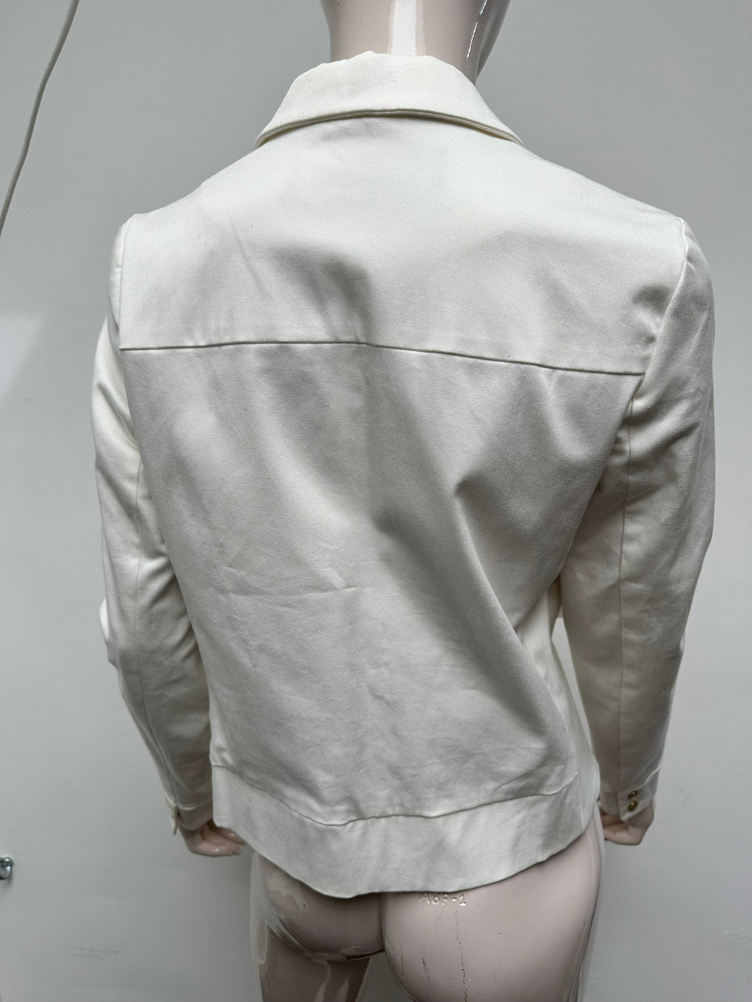 Zara recht jasje wit maat S