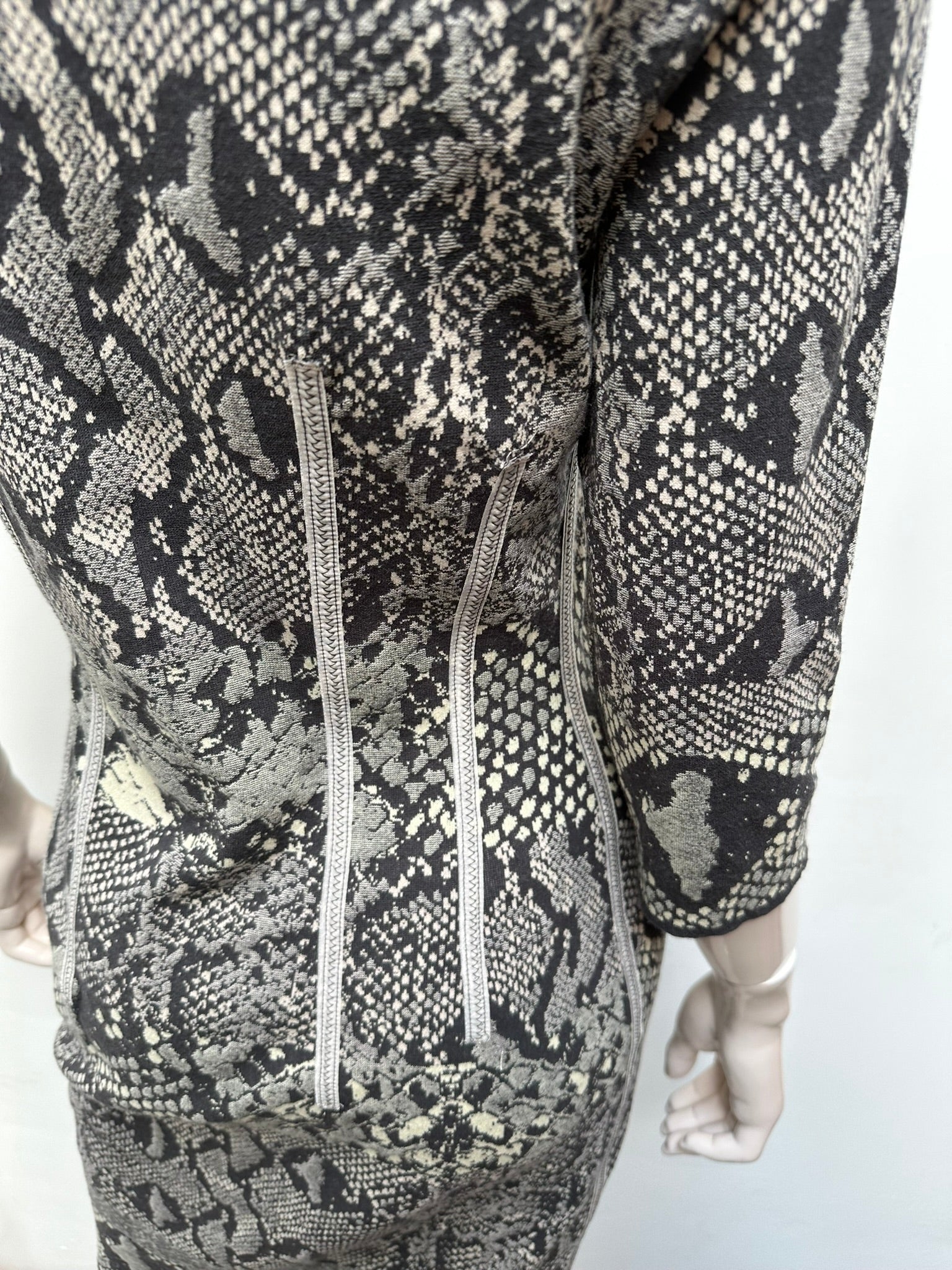 Marc Cain Jurk maat N3 zwart, beige