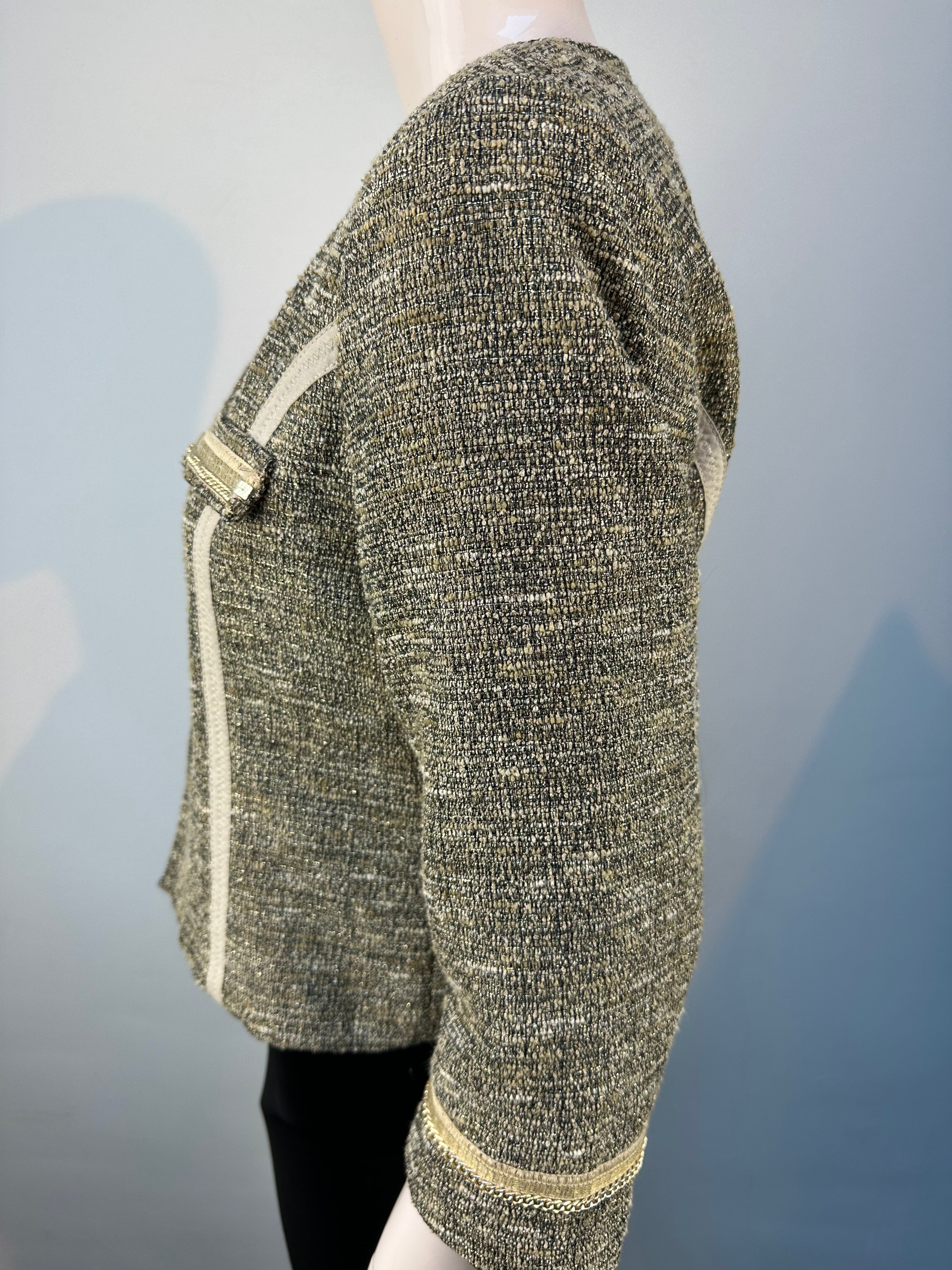 Blumarine Blugirl Folies beige/gouden jasje maat 40