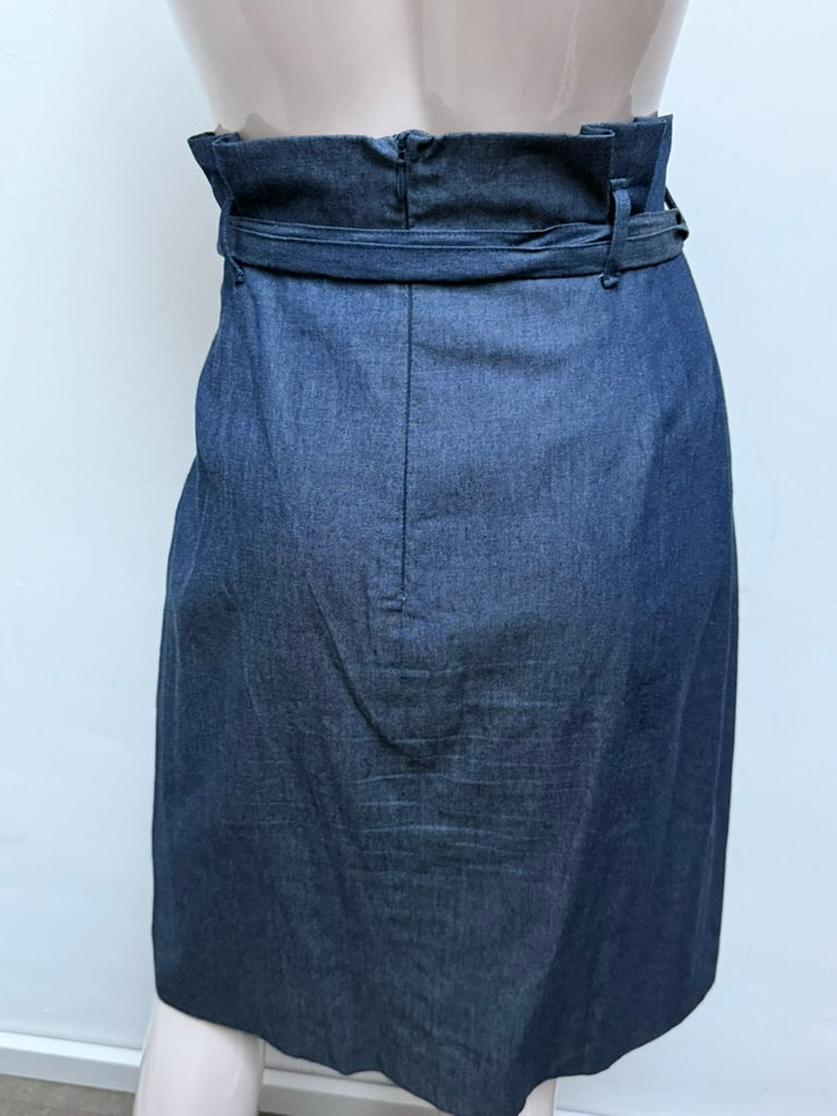 NATAN - Rok - blauw, denim, overslagmodel - 38 (FR40)