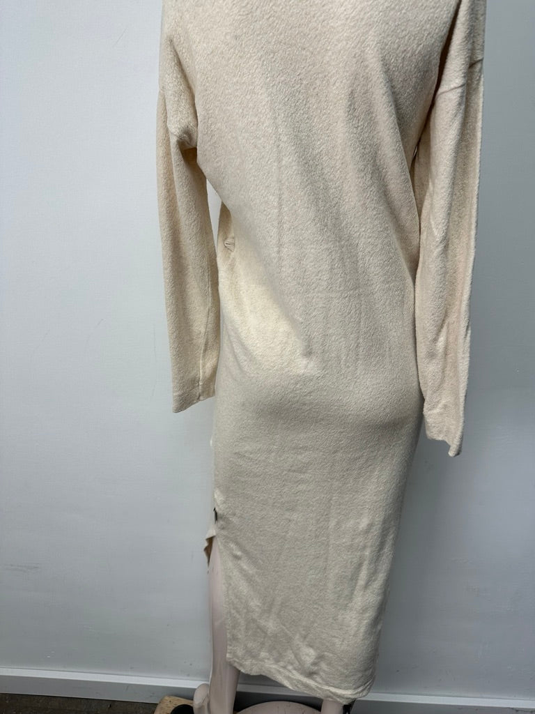 PENN& INK NY - Jurk - crème, col, midi-lengte - S
