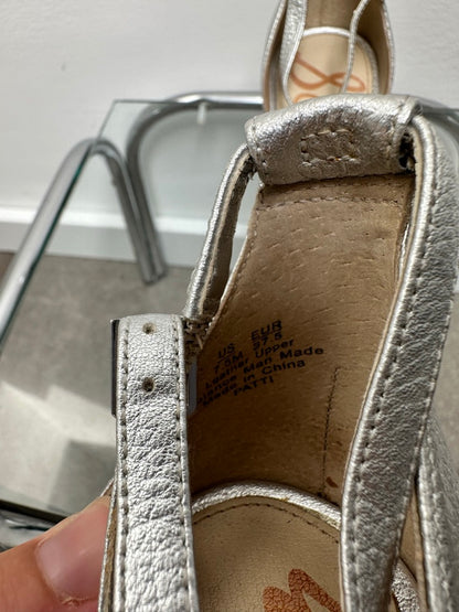 Sam Edelman zilveren sandalen maat 37,5