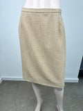 Mulberry beige rok maat 12