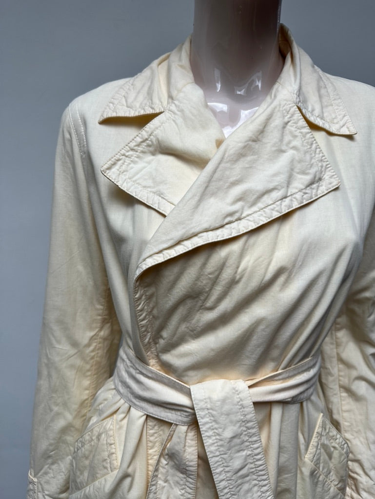 Sportmax crème trenchcoat maat 38
