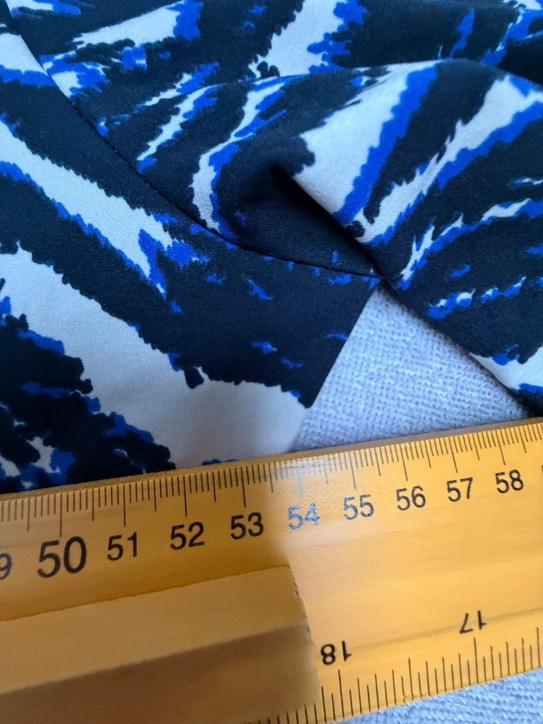&Co Woman - Jurk - dierenprint, colkraag, doorknoopsluiting - XXL
