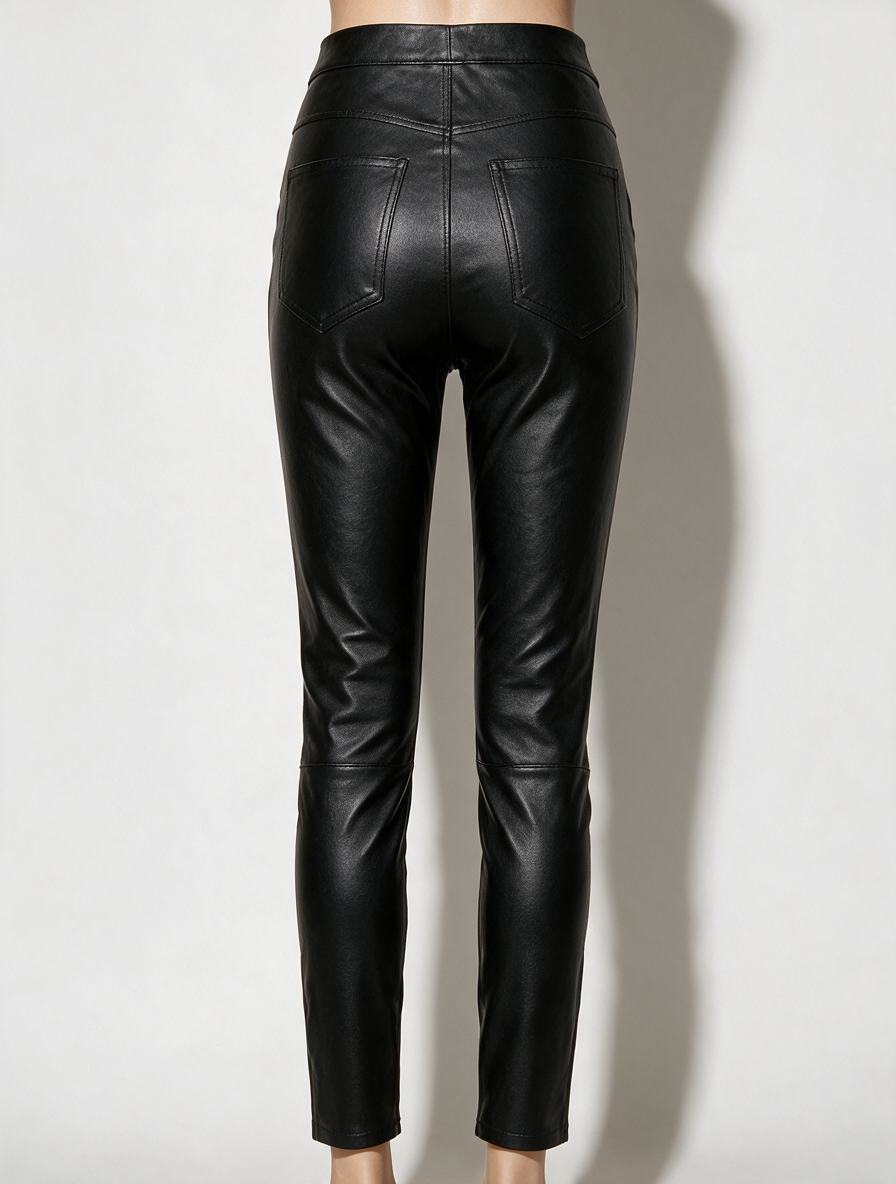 Dante6 - Broek - zwart, lamsleer, slim fit - XS