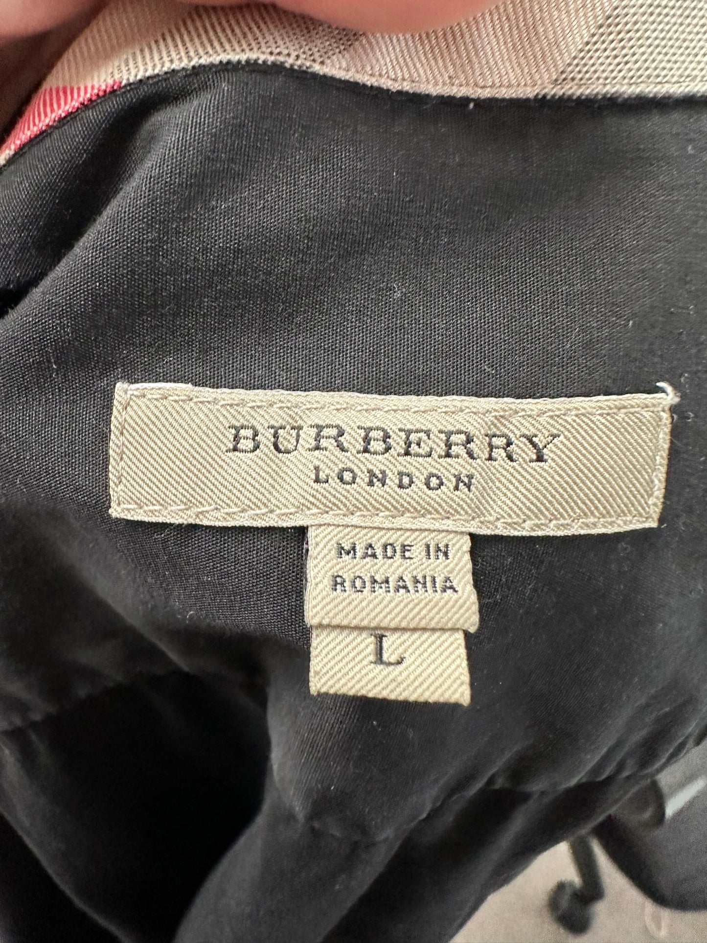 Burberry zwarte blouse maat L