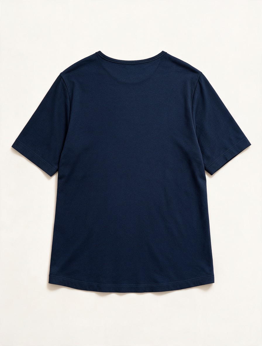 RABE - Blouse - blauw, ronde hals - L
