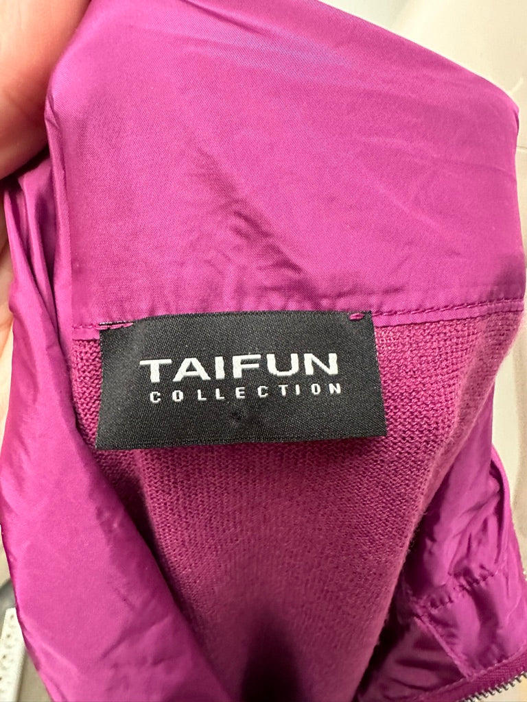 TAIFUN - Bodywarmer - paars, ritssluiting, opstaande kraag - L