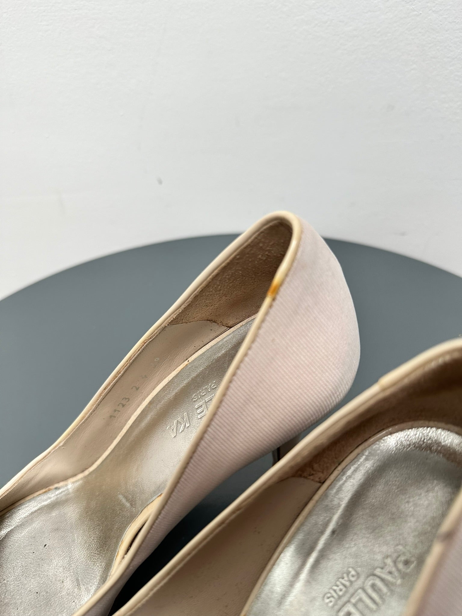 Paule Ka nude pumps met peeptoe maat 39