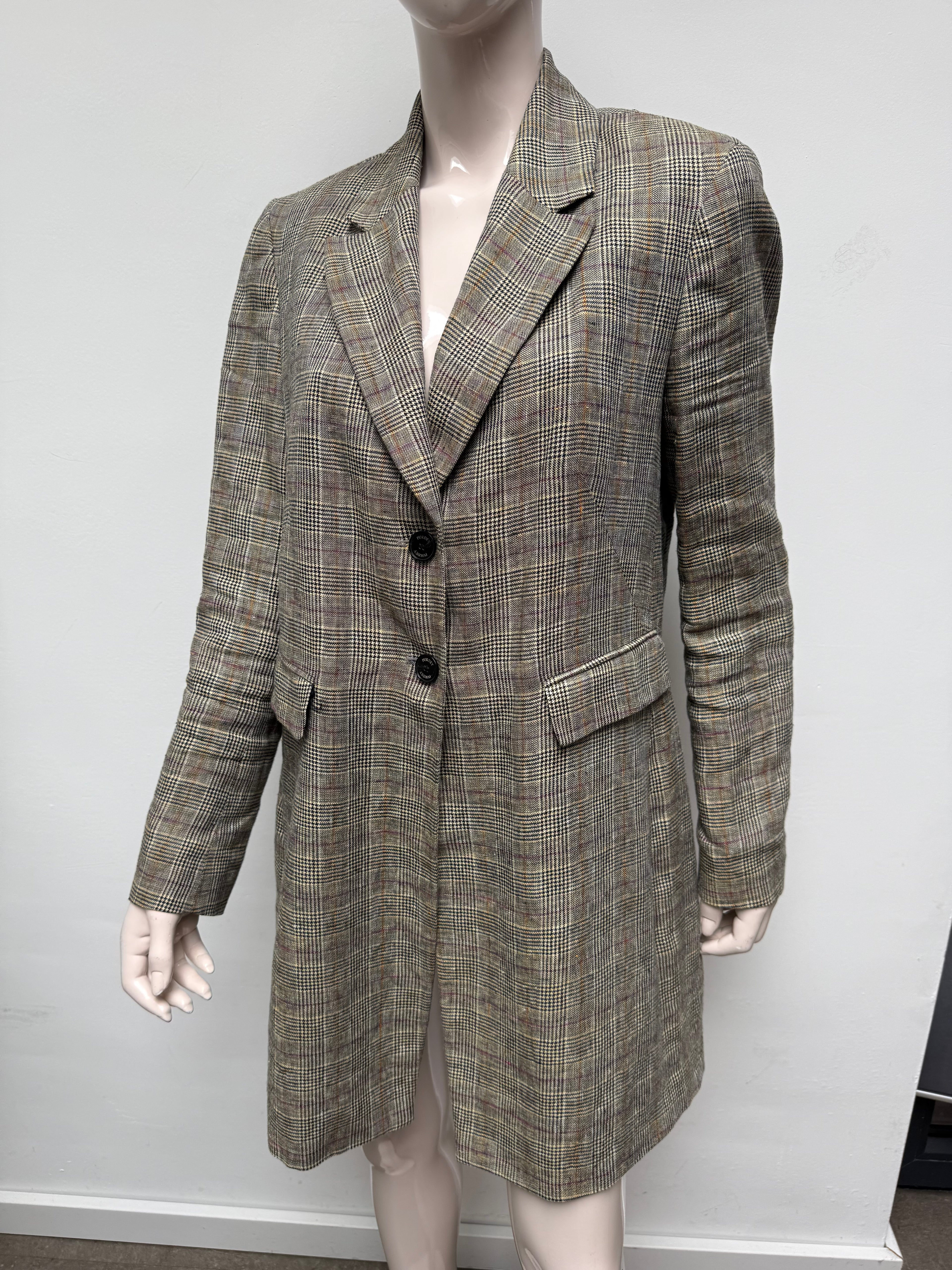 Purdey Blazer maat 42 Bruin met een ruitpatroon