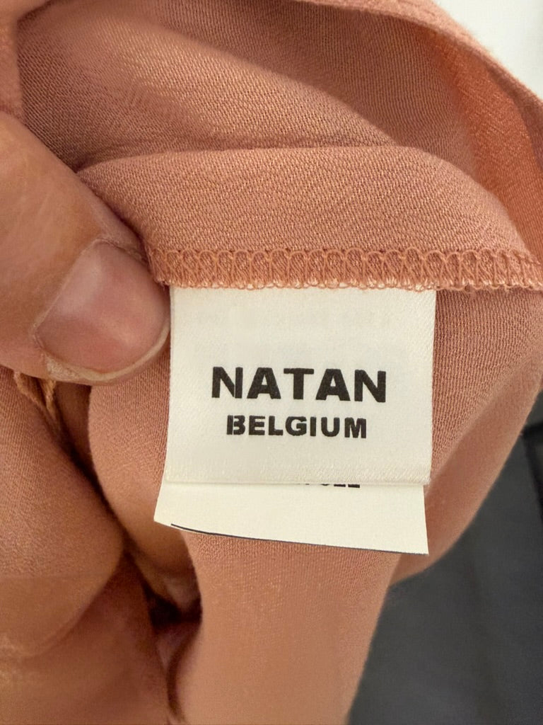 Natan - Blouse - roze, openvallend model, zonder sluiting - XL