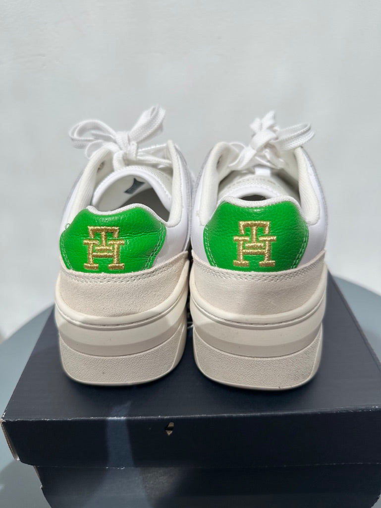 Tommy Hilfiger sneakers wit/groen maat 36