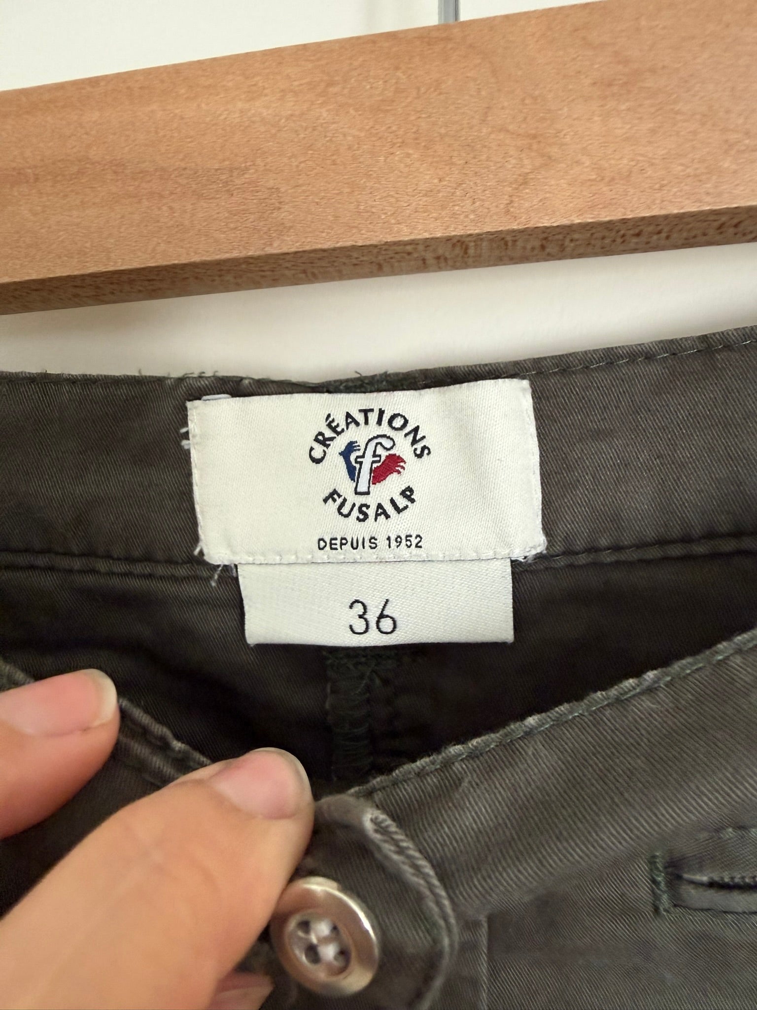 Fusalp - Rok - bruin/khaki, mini, badge-detail - S