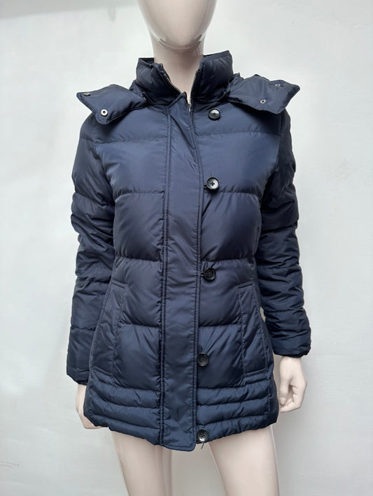 Tommy Hilfiger blauwe winterjas maat S