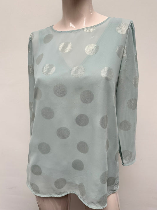 Selected Femme mintgroene blouse maat 36